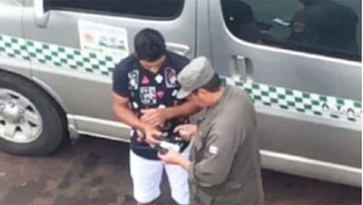 Descubren a inspector de tránsito cobrando “coima”
