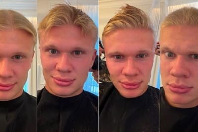 Erling Haaland sorprende con drástico cambio de look
