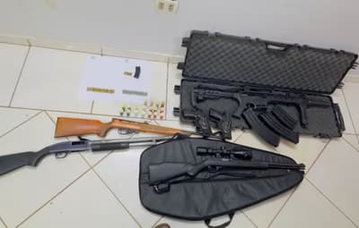 Allanamientos en Tava’í: incautan arsenal familiar