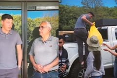 “Tacuara” Cardozo llevó donaciones a familias damnificadas en Ayolas