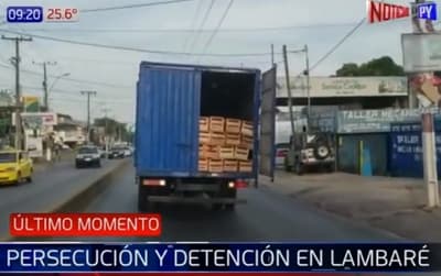 Cargamento de tomate generó inesperada persecución