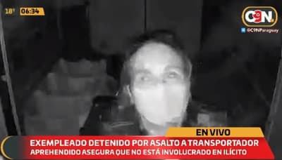 Detienen a exempleado de ferretería por asalto a camión transportador