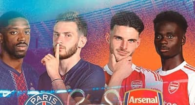 PSG y Arsenal disputan la final de la Champions League