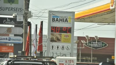 Meteorología prevé hasta 43 °C y tormentas aisladas