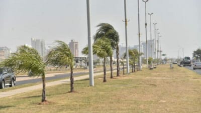 Alerta meteorológica prevé ráfagas de hasta 90 km/h