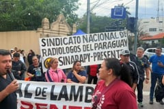 Trabajadores de salud denuncian pérdida salarial del 70%