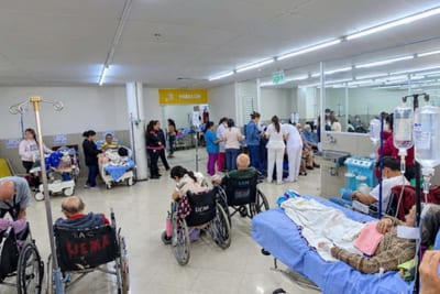 Urgencias del IPS colapsada: pacientes esperan en sillas de ruedas