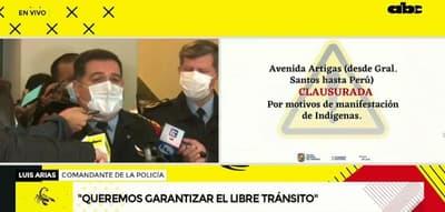Garantizan libre tránsito durante protestas