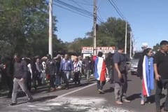 Zapateros bloquean ruta PY02 contra contrabando de calzados