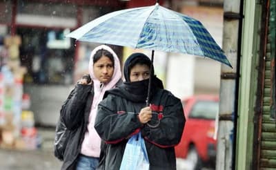 Frente frío traerá lluvias y descenso de temperatura al país