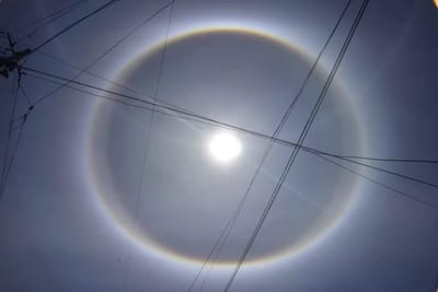 Halo solar en Paraguay: Meteorología explica el fenómeno