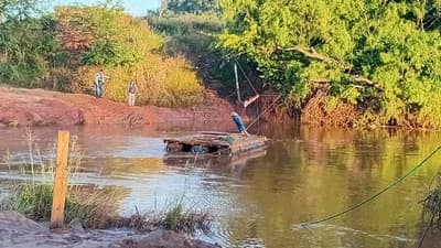 Buscan a joven desaparecido tras caer de balsa en Río Aquidabán