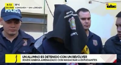 Detienen a estudiante por amenaza de masacrar a alumnos de otro colegio