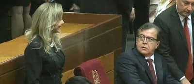 Con presencia de Nicanor, juran 45 senadores
