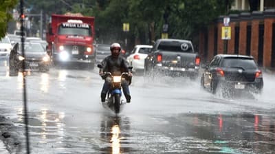 Meteorología anuncia tormentas en todo el país y el ingreso de un frente frío
