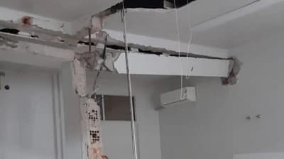 Derrumbe en Hospital de Hernandarias: Techo y pared colapsan