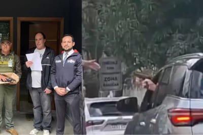 Brasileño detenido tras amenazar con arma a camionero