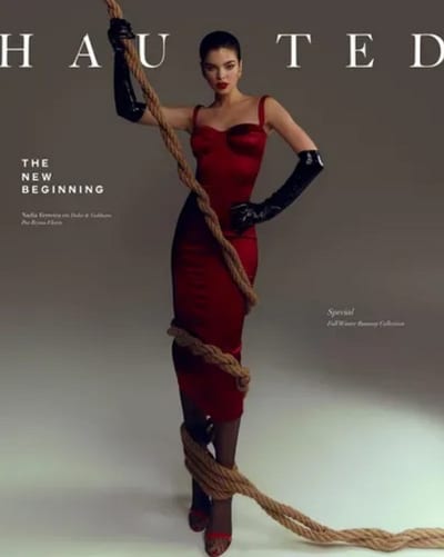 Nadia Ferreira, la belleza paraguaya que conquista a México en la portada de Haunted Magazine