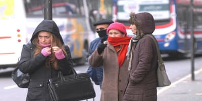 Viernes frío y húmedo, con probabilidad de lluvias