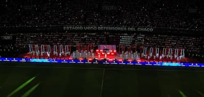 Flecha Albirroja: espectáculo de lujo previo al partido Paraguay vs Chile
