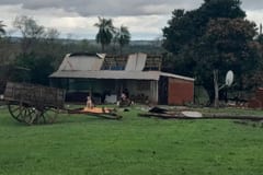 Temporal en Curuguaty deja unas 50 viviendas afectadas