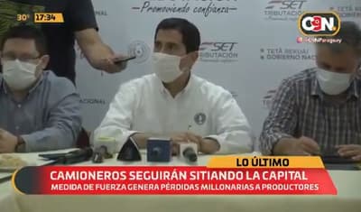 Gobierno pide a gremios volver al diálogo y camioneros seguirán movilizados