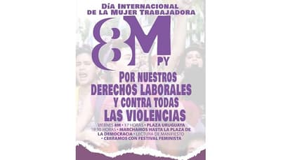 Convocan a marchar por los derechos de la mujer este #8M