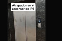 Cuatro personas quedaron atrapadas en ascensor del IPS Central