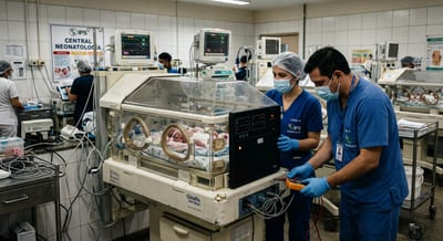 IPS Central: enfermero se electrocuta con una servocuna y sindicato denuncia precariedad