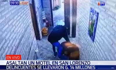 Delincuentes se llevan más de G. 14 millones de motel en San Lorenzo