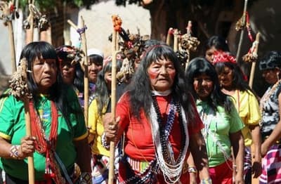 Pueblo Maká marcha por la recuperación de su territorio ancestral