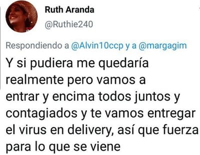 Imputan a mujer que amenazó con entregar el Covid-19 “en delivery”
