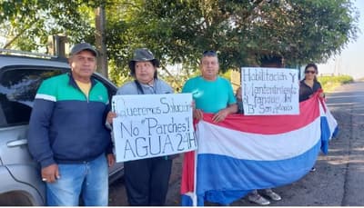 Vecinos de Nueva Asunción exigen agua potable tras años de espera