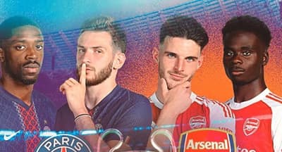 PSG y Arsenal disputan la final de la Champions League
