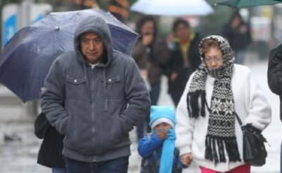Emiten alerta por tormentas con ingreso de frente frío