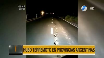 Sismo de magnitud 6.4 afecta a varias provincias de Argentina