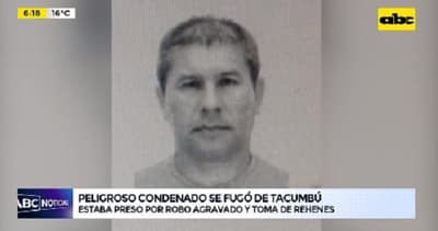 Fuga de Tacumbú: Jueza ordena recaptura de peligroso condenado