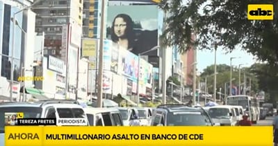 Asaltan a cubano y se llevan USD 50.000 en CDE