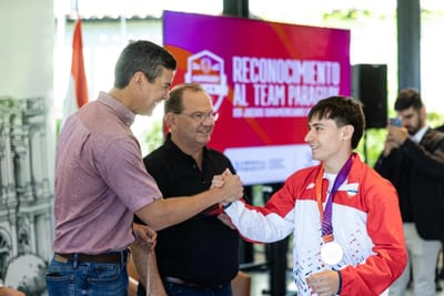 Reconocimiento al Team Paraguay en los Juegos Suramericanos