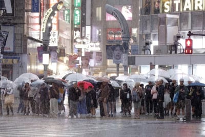 Tifón Dujuan deja cinco muertos y miles de hogares sin energía en Japón