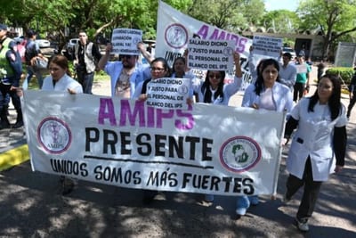 Médicos del IPS se suman a protestas por crisis sanitaria