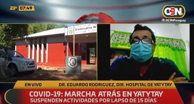 Suspenden actividades sociales en Yatytay por aumento de contagios