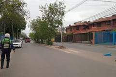 Padres exigen seguridad vial frente a escuela de Trinidad