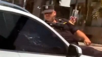 Imputan a conductora que arrastró a policía en Asunción