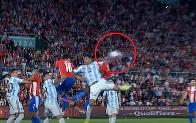 Mano en el área de Argentina fue “involuntaria”, según Conmebol