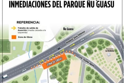 Anuncian cierre parcial de la autopista Silvio Pettirossi