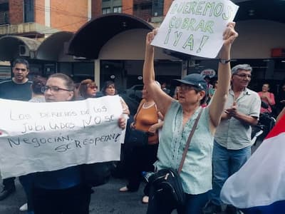 Santiago Peña olvidó a los jubilados municipales en su informe de gestión
