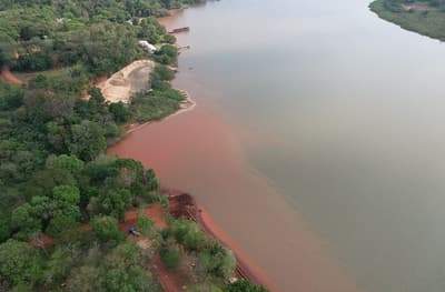 Intervención judicial a arenera por presunta contaminación del río Acaray