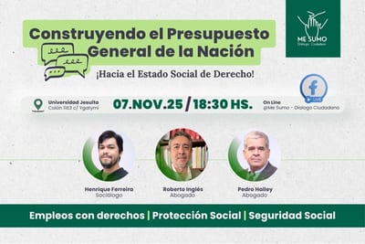 Debate ciudadano sobre el Presupuesto General en Asunción