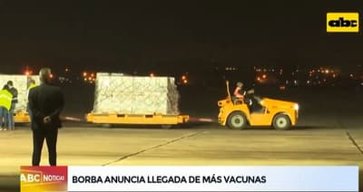 Borba anuncia llegada de cuatro lotes de vacunas